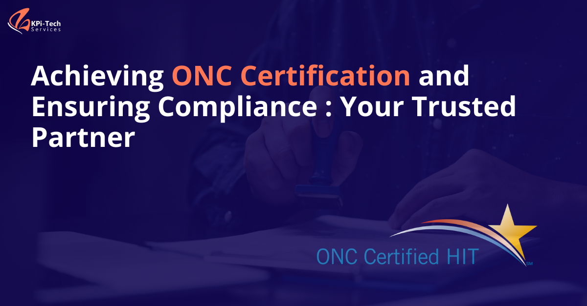 Achieving onc certification